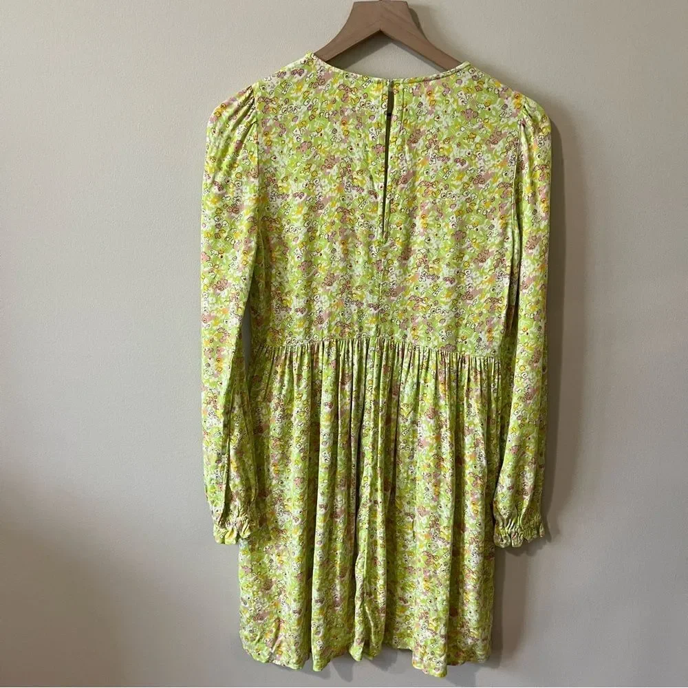 BP Print Long Sleeve Dress
